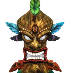 Tiki Mask Resin Model